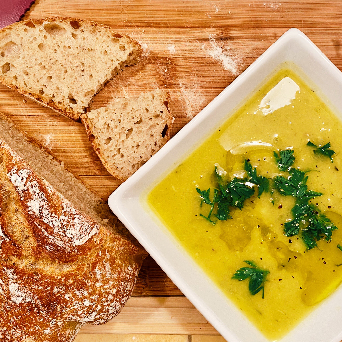 Creamy Leek & Parsnip Soup